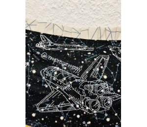 Stickserie - Weltraum Space Line Art